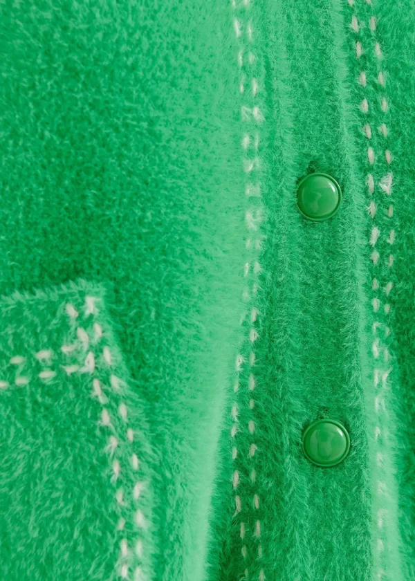 Essentiel Antwerp Hoops Stitch Knit - Green | Knitwear