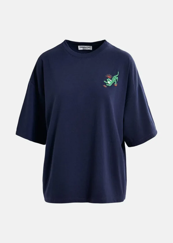 Essentiel Antwerp Hungle Navy T-Shirt | Tops