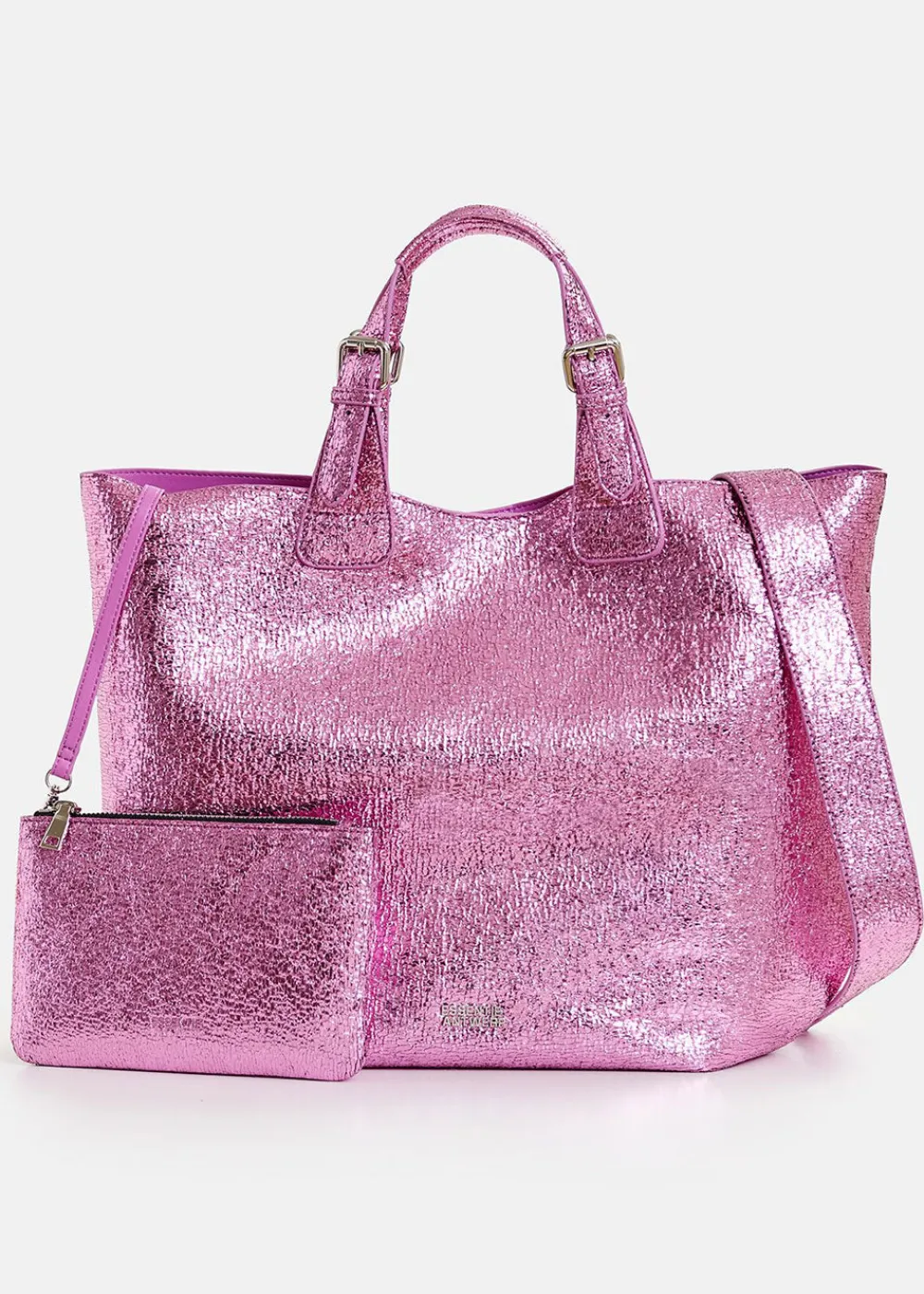 hurry_metallic_shopper_ba_0-1.webp Essentiel Antwerp Hurry Metallic Shopper Bag - Pink | Bags