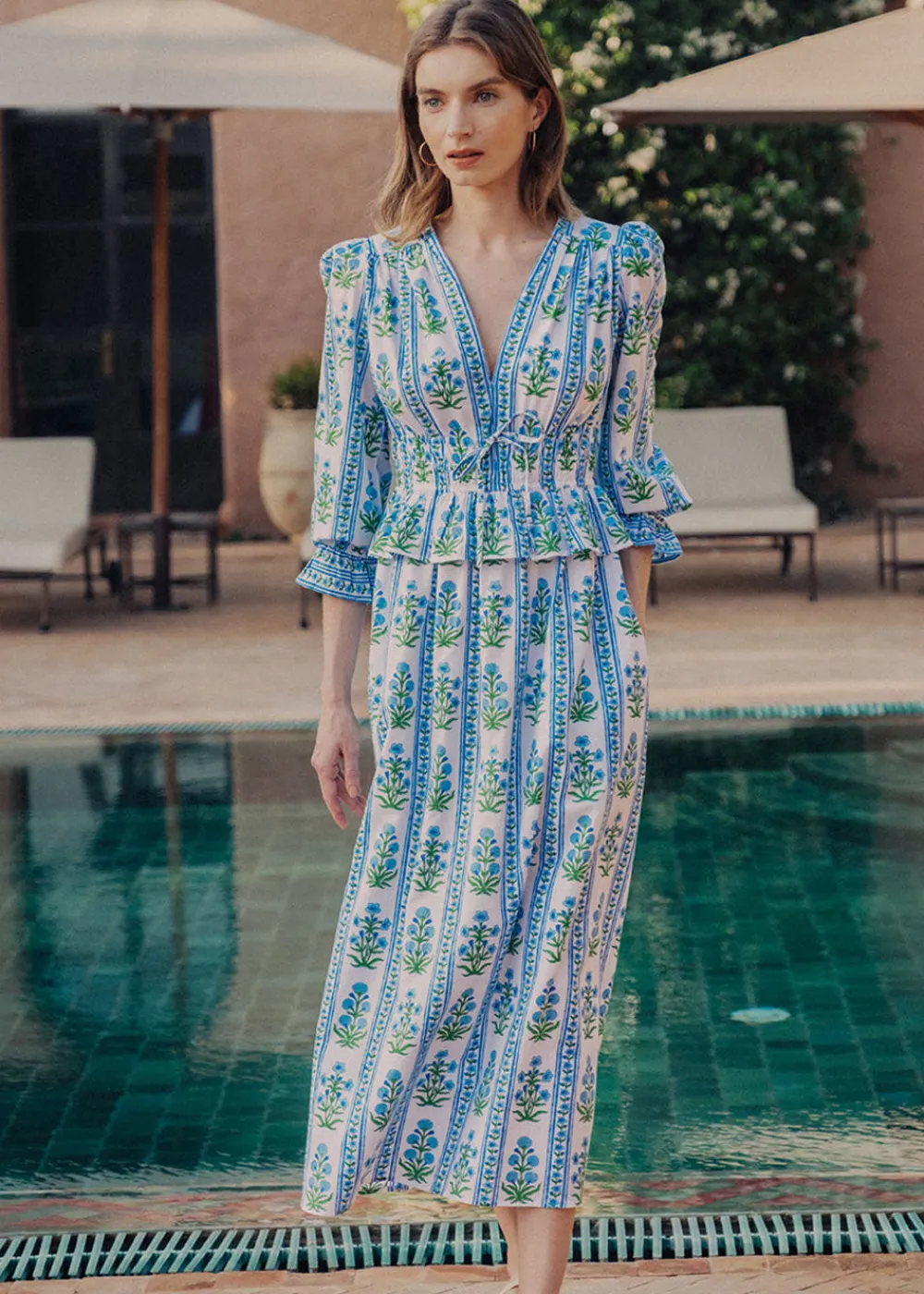 indigo_border_melanie_dre_0.webp Pink City Prints Indigo Border Melanie Dress | Dresses