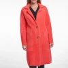 Rino & Pelle Kee Cardigan - Hot Coral | Coats & Jackets