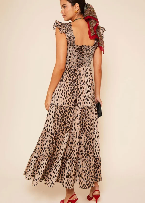 Rixo Kendall Dress - Antelope Spot Black | Dresses