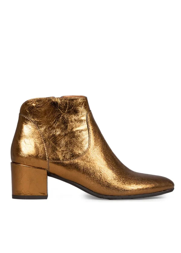Esska Kiana Dark Gold Ankle Boot | Shoes