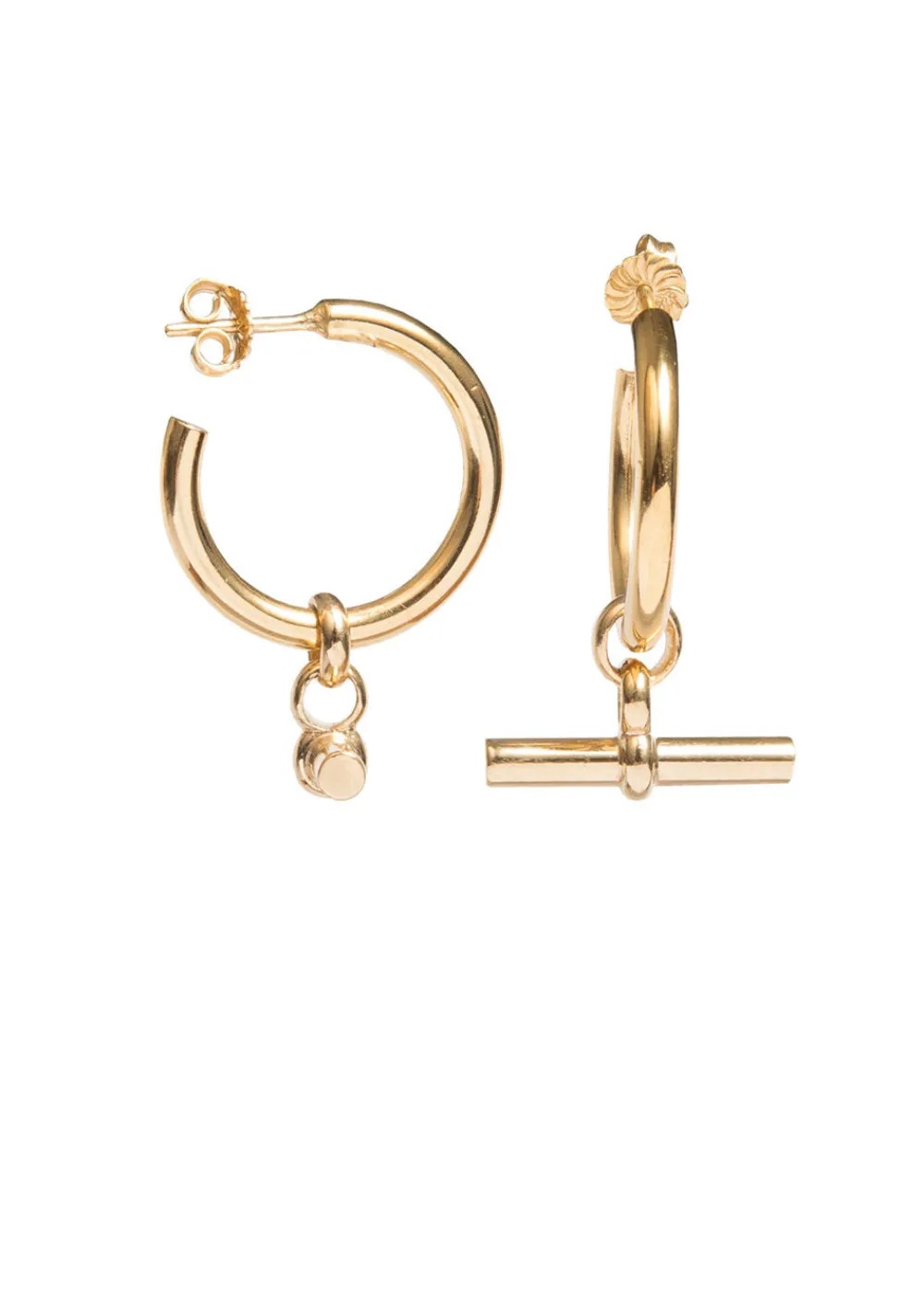 large_gold_tbar_earrings_0.webp Tilly Sveaas Large Gold T-Bar Earrings | Earrings