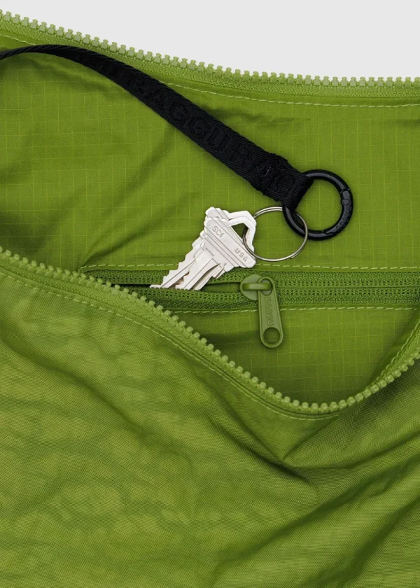 BAGGU Large Nylon Crescent Bag - Green Juice | Bags