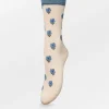 BeckSöndergaard Leavy Visca Sock - Cement Beige | Socks