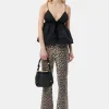 GANNI Leopard Betzy Cropped Jeans | Jeans