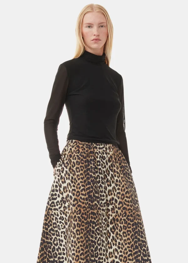 GANNI Leopard Maxi Skirt | Skirts