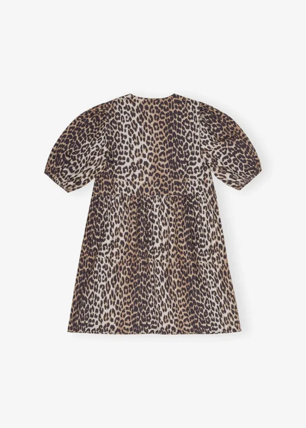 GANNI Leopard Tie String Mini Dress | Dresses