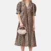GANNI Leopard V-neck Maxi Dress | Dresses