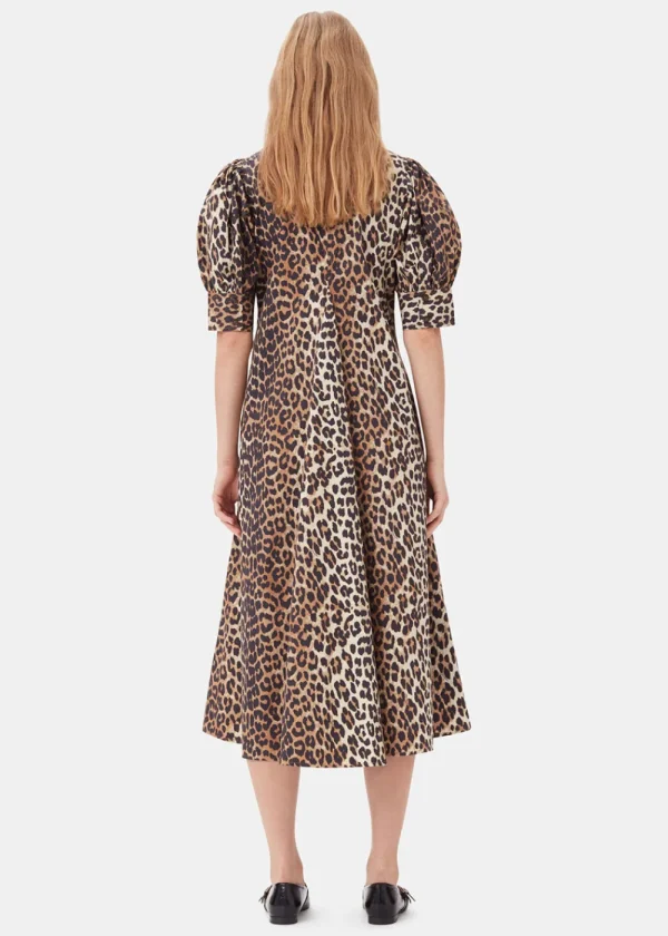 GANNI Leopard V-neck Maxi Dress | Dresses
