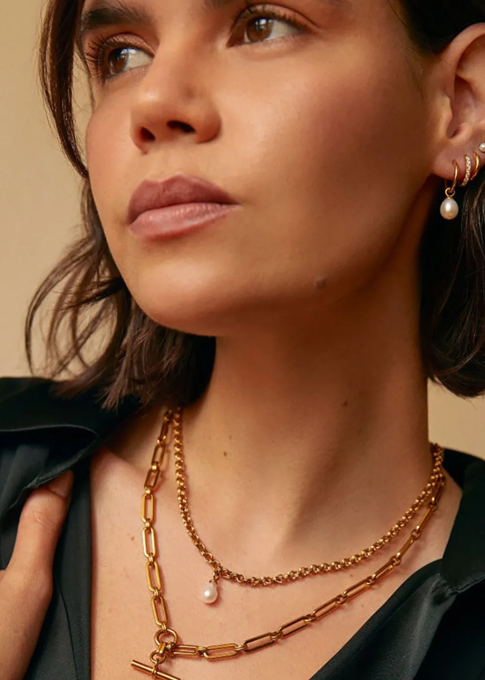 luxe_chain_amp_pearl_drop_2.webp Orelia Luxe Chain & Pearl Drop Necklace | Necklaces