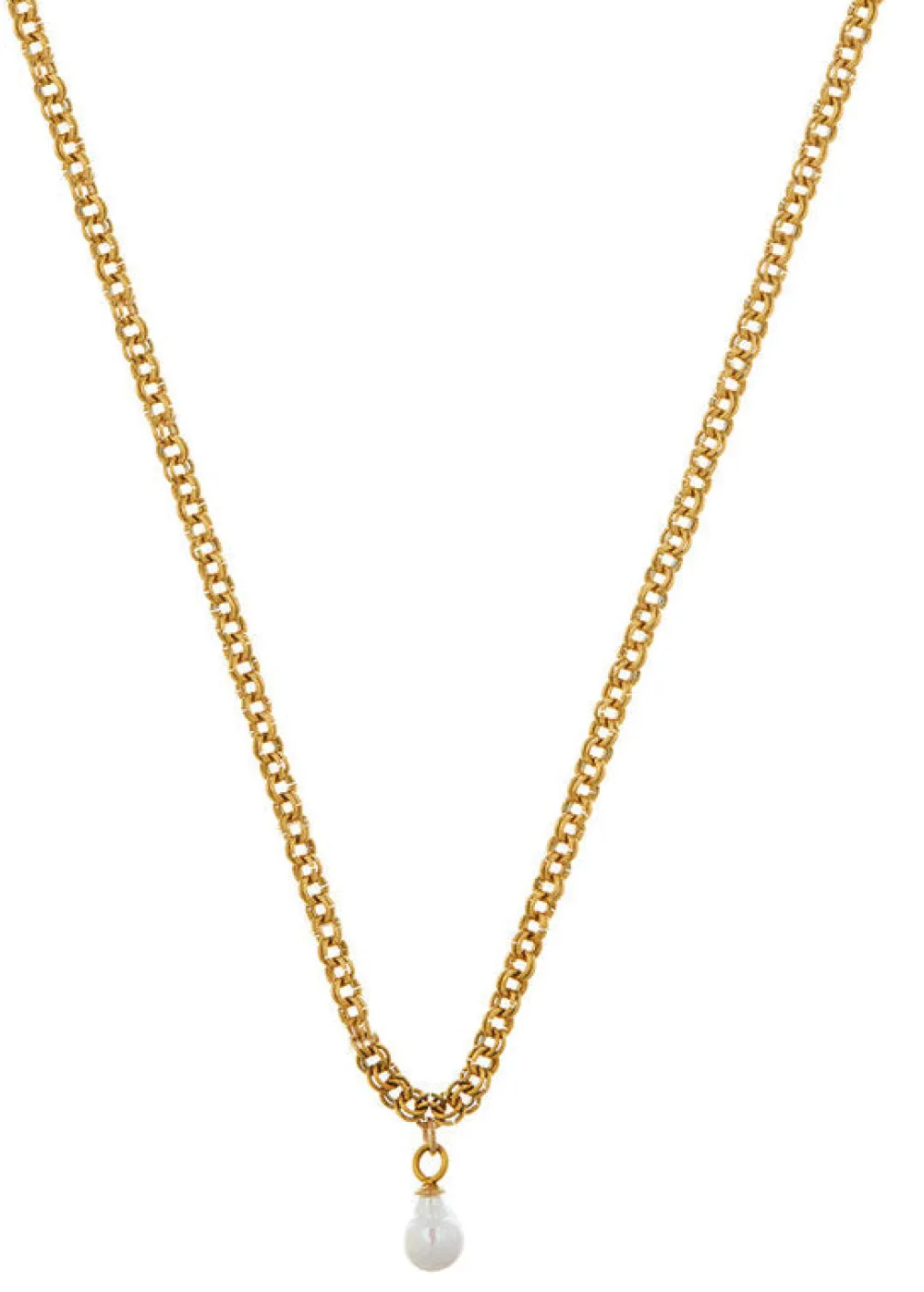 luxe_chain_amp_pearl_drop_8.webp Orelia Luxe Chain & Pearl Drop Necklace | Necklaces