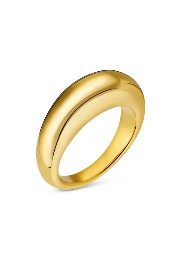 Orelia LUXE Domed Ring - Gold | Rings