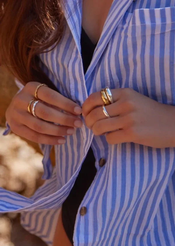 Orelia LUXE Domed Ring - Gold | Rings