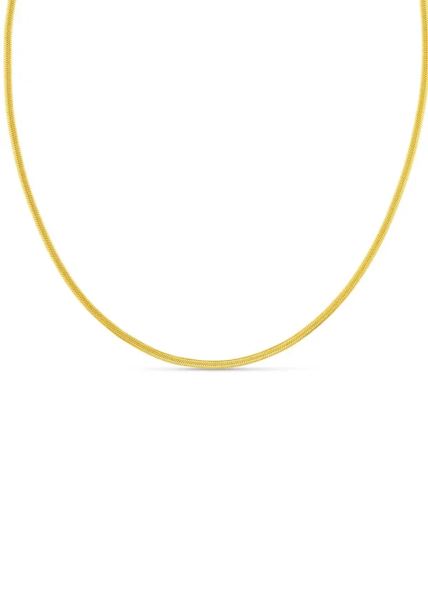 Orelia LUXE Flat Snake Chain Necklace | Necklaces