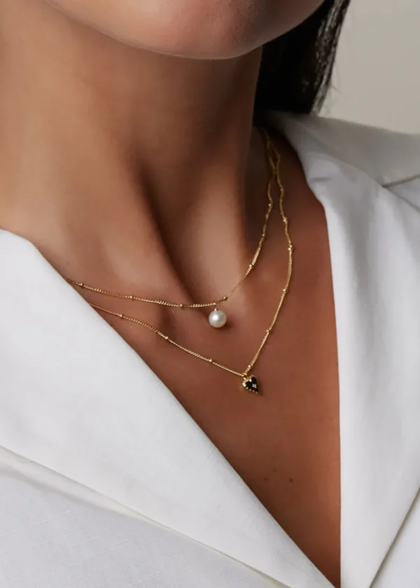 Orelia LUXE Heart Charm Necklace | Necklaces