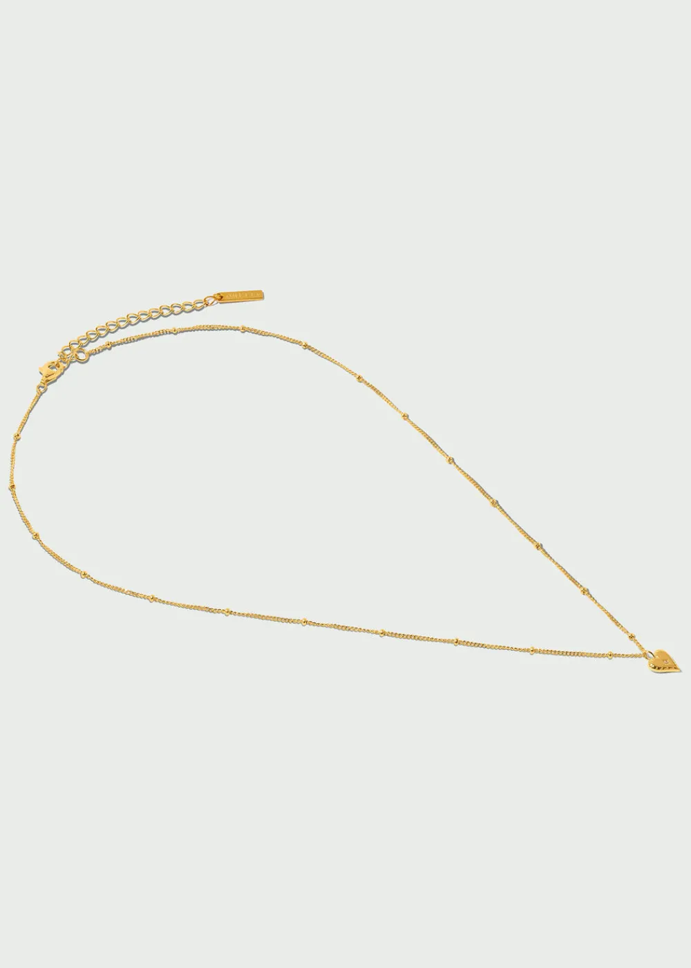 luxe_heart_charm_necklace_3.webp Orelia LUXE Heart Charm Necklace | Necklaces