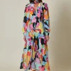 Rixo Marigold Dress - Abstract Tulip | Dresses