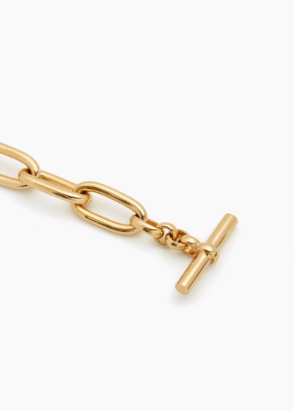 medium_gold_oval_linked_b_4.webp Tilly Sveaas Medium Gold Oval Linked Bracelet | Bracelets