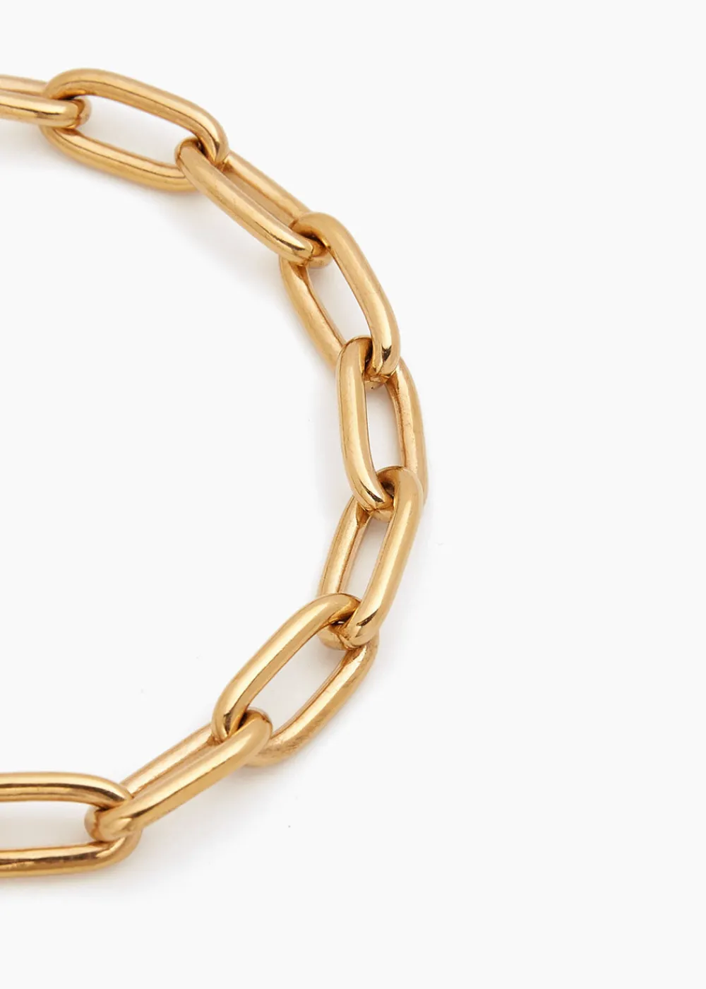 medium_gold_oval_linked_b_5.webp Tilly Sveaas Medium Gold Oval Linked Bracelet | Bracelets
