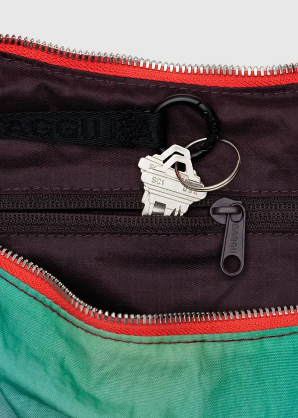 BAGGU Medium Nylon Crescent Bag - Rain | Bags