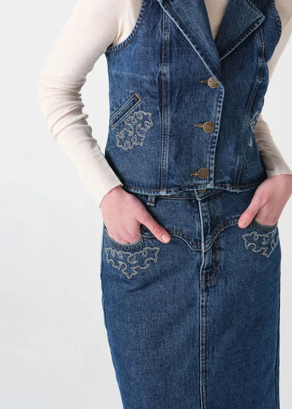Seventy + Mochi Mia Denim Skirt | Skirts