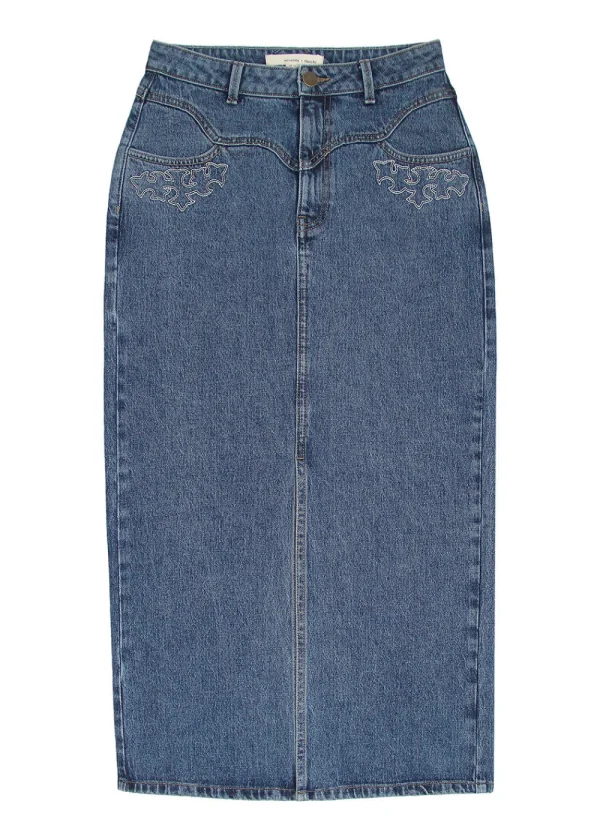 Seventy + Mochi Mia Denim Skirt | Skirts