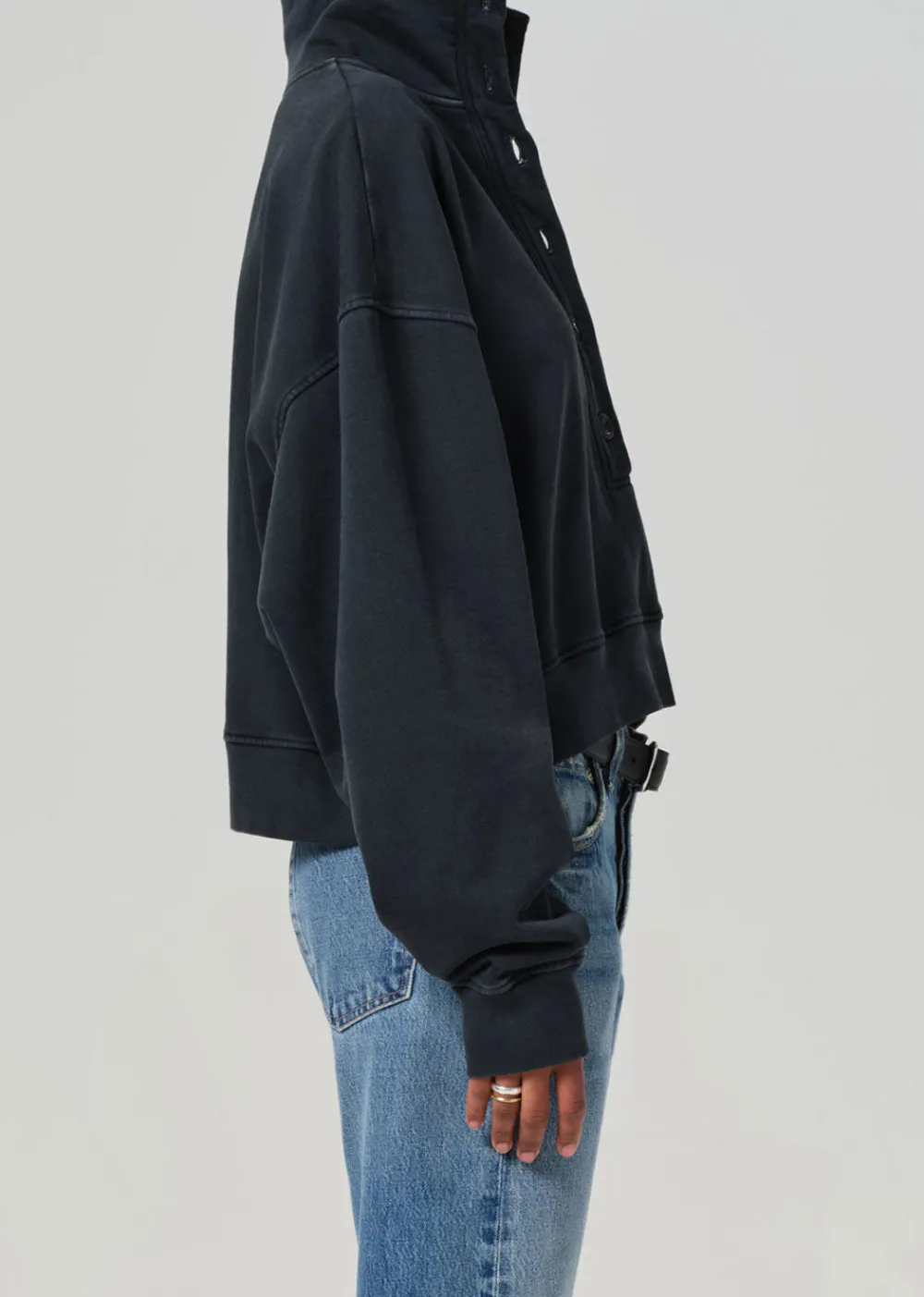 mirelle_funnel_neck_sweat_2.webp Citizens of Humanity Mirelle Funnel Neck Sweatshirt | Sweatshirts