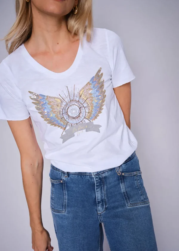 MOS MOSH MMGethi Deco Tee - White | Tops