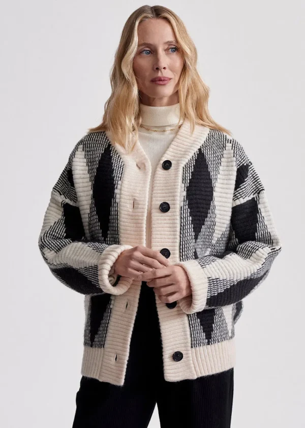 Varley Nancy Jacquard Knit Jacket | Coats & Jackets