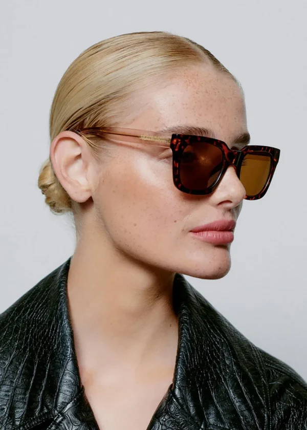 A. Kjaerbede Nancy Sunglasses - Demi Tortoise | Glasses