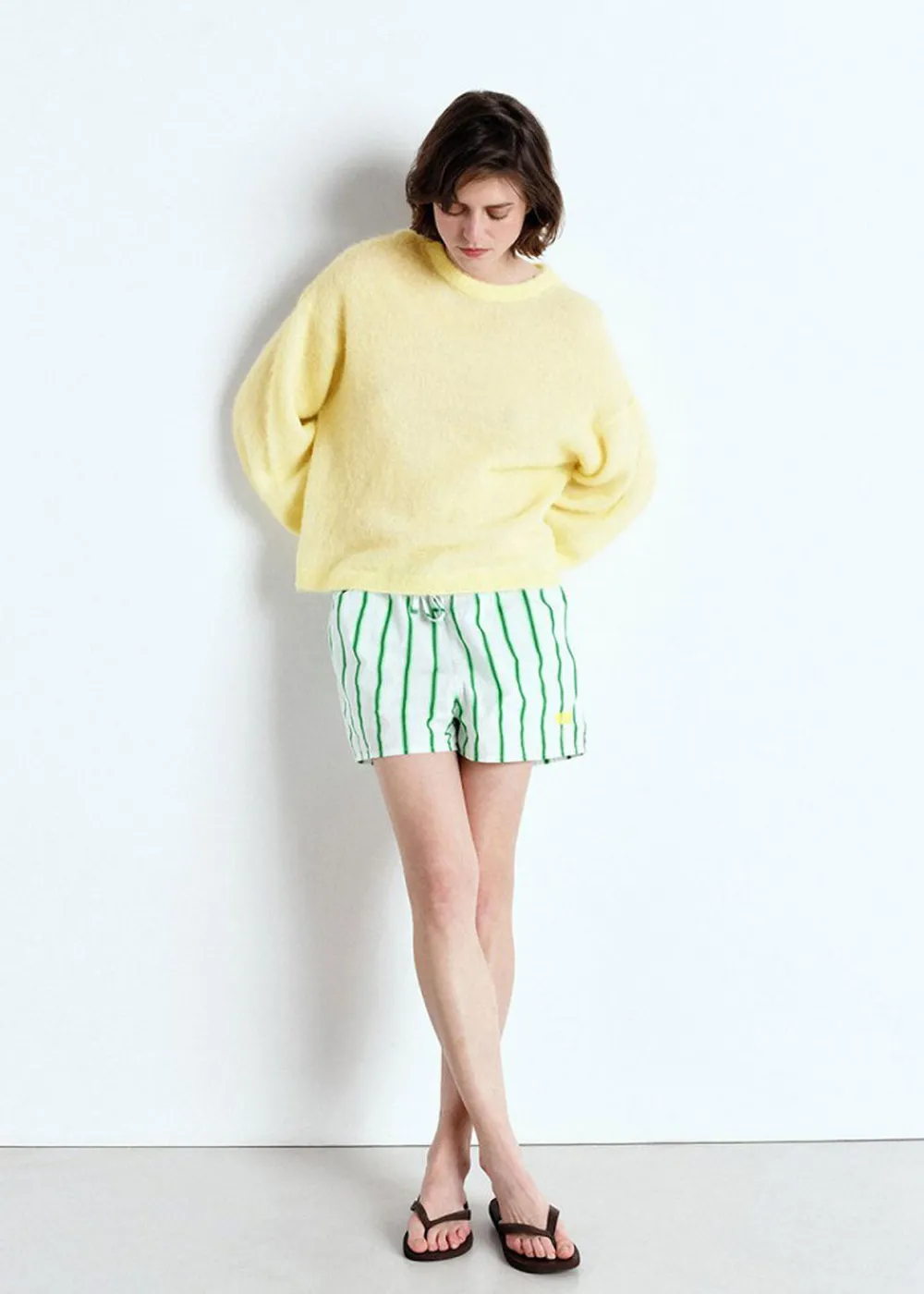 nenybay_jumper__lemon_cur_2.webp American Vintage Nenybay Jumper - Lemon Curd | Knitwear