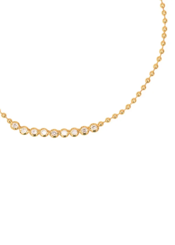 Talis Chains No 9 Cubic Zirconia Choker | Necklaces