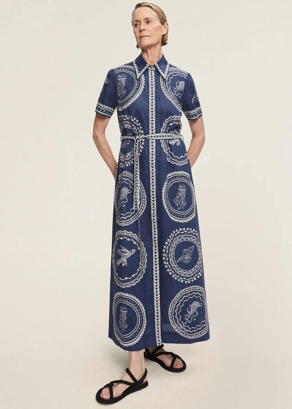 oceane_linen_shirtdress_0.webp Alémais Oceane Linen Shirtdress | Dresses