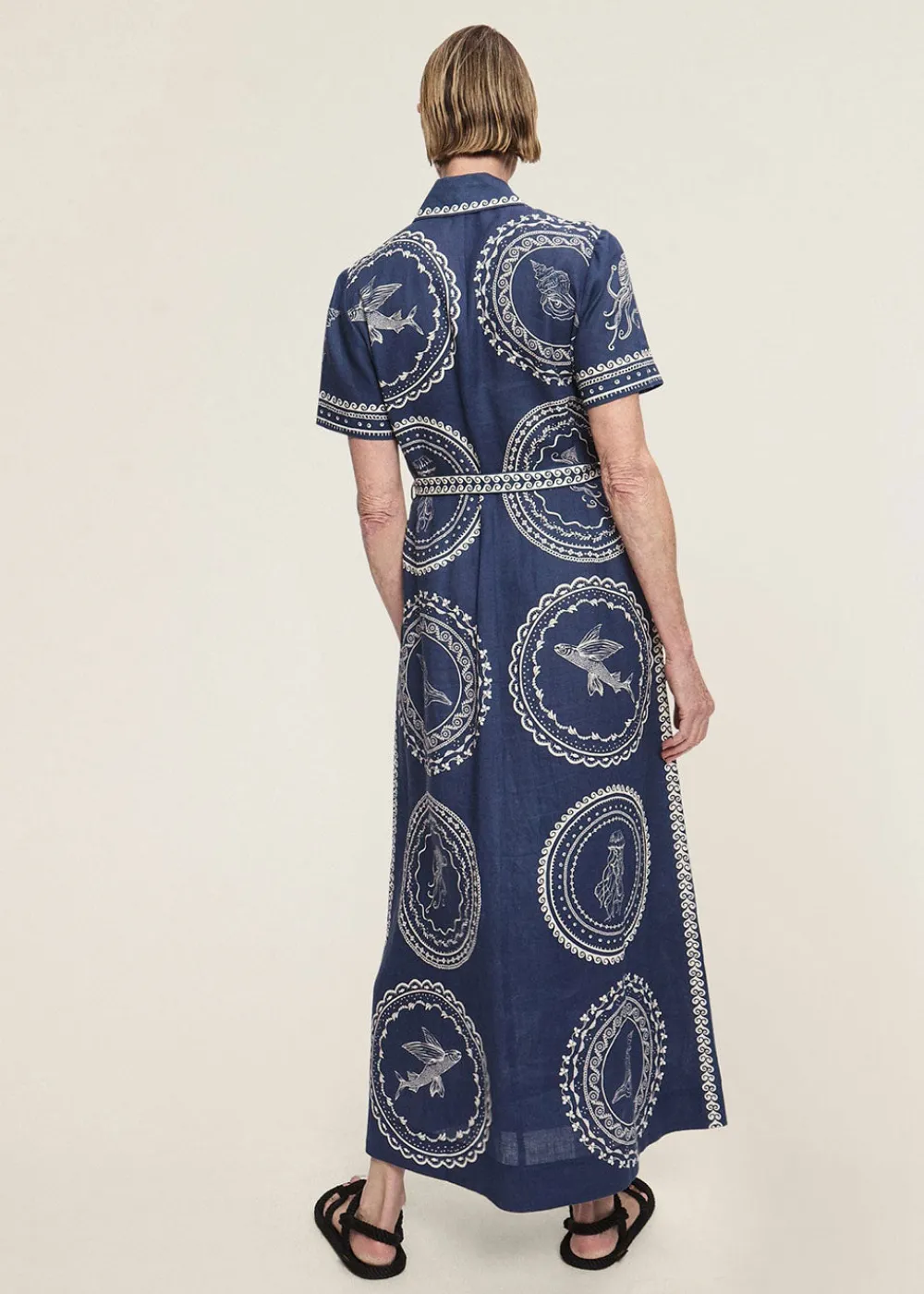 oceane_linen_shirtdress_1.webp Alémais Oceane Linen Shirtdress | Dresses
