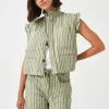 Seventy + Mochi Pablo Waistcoat - Vintage Moss | Coats & Jackets
