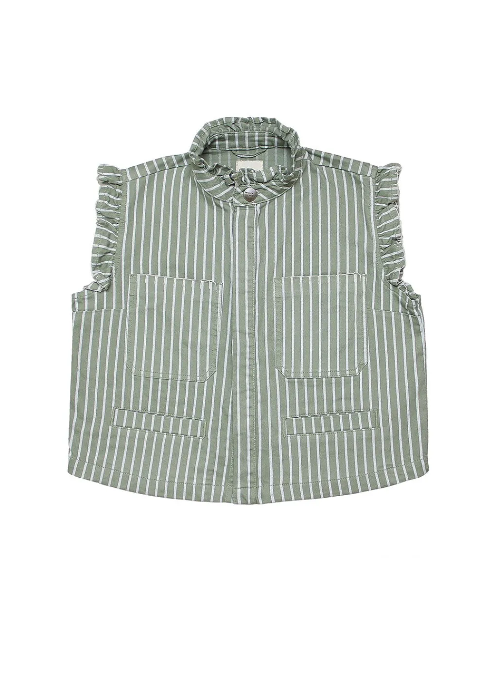 pablo_waistcoat__vintage__7.webp Seventy + Mochi Pablo Waistcoat - Vintage Moss | Coats & Jackets