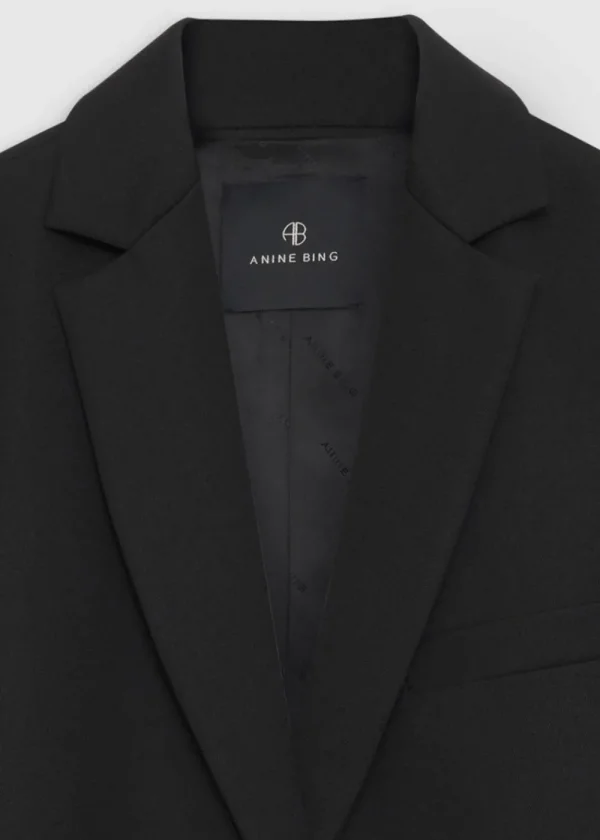 Anine Bing Quinn Blazer - Black | Blazers