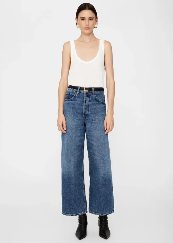Anine Bing Rick Jeans - Deep Alto Blue | Jeans