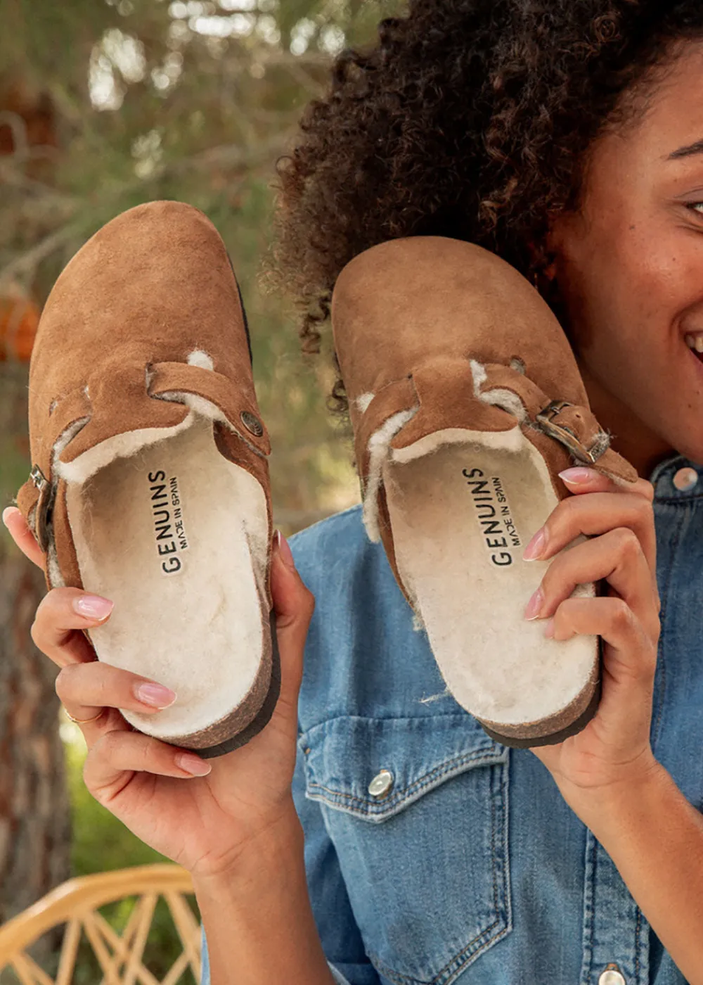riva_velour_wool_clog__al_5.webp Genuins Riva Velour Wool Clog - Almond | Shoes