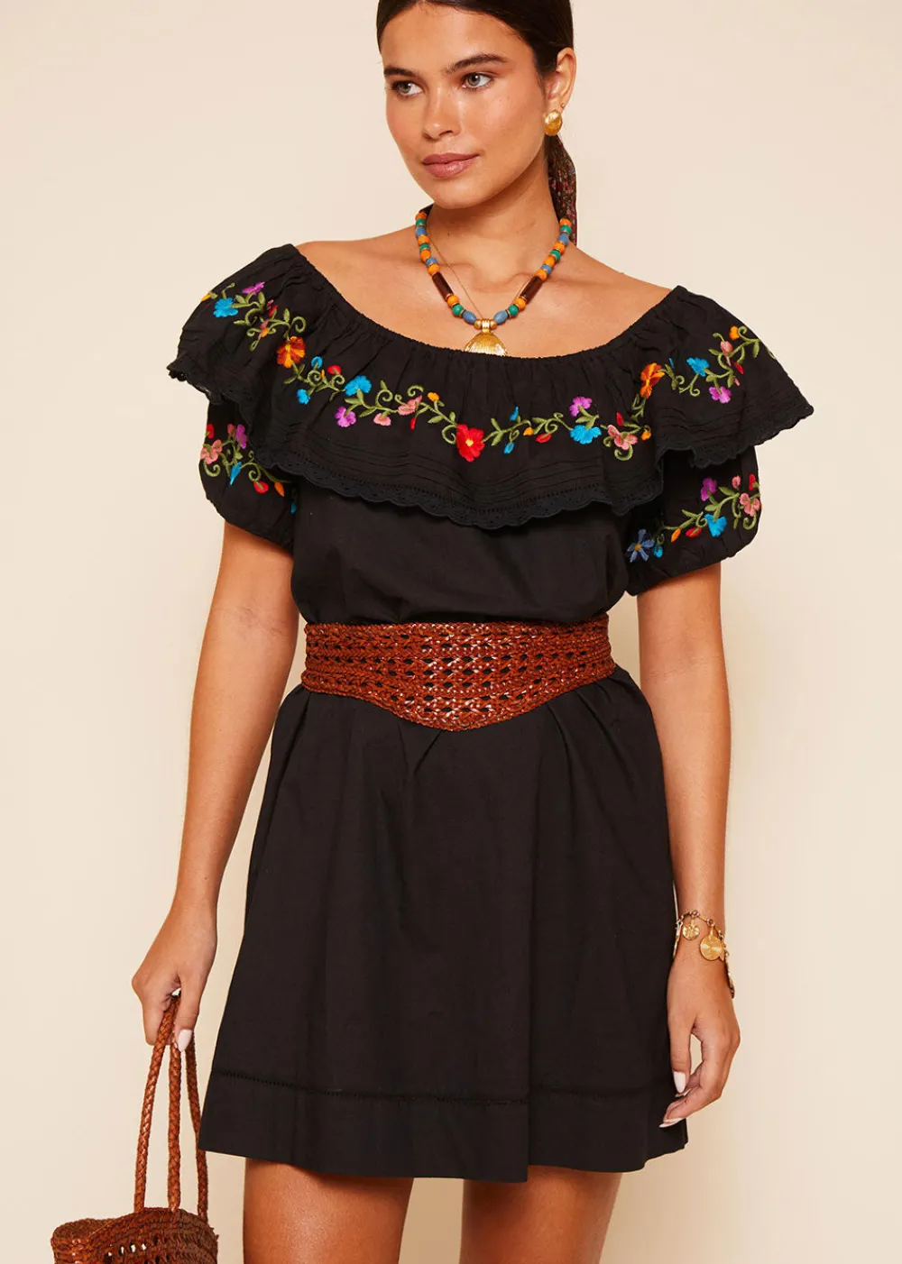 saige_dress__embroidery_b_4.webp Rixo Saige Dress - Embroidery Black | Dresses