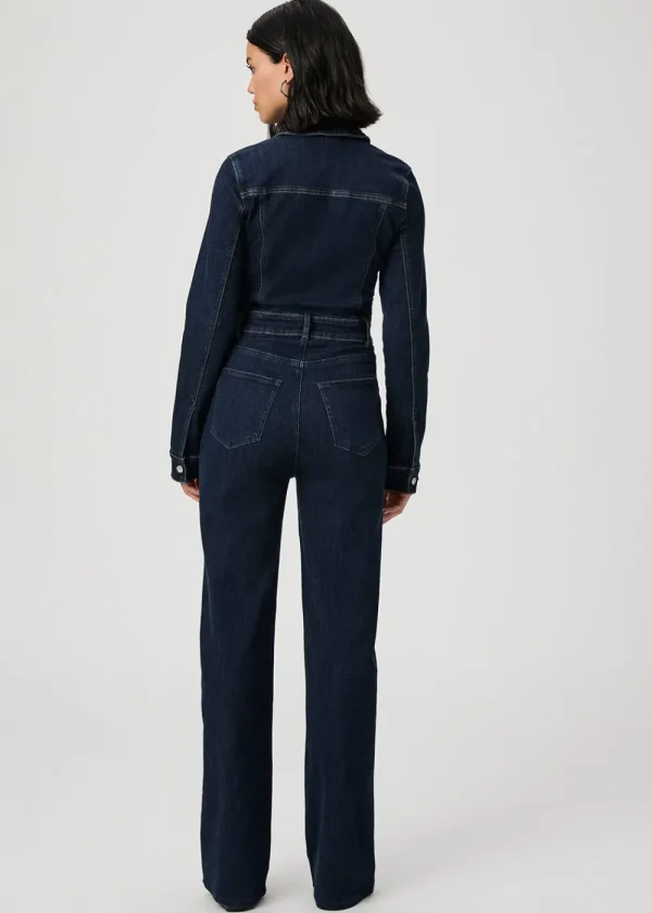 Paige Sasha Long Sleeve Jumpsuit 32" | Jumpsuits