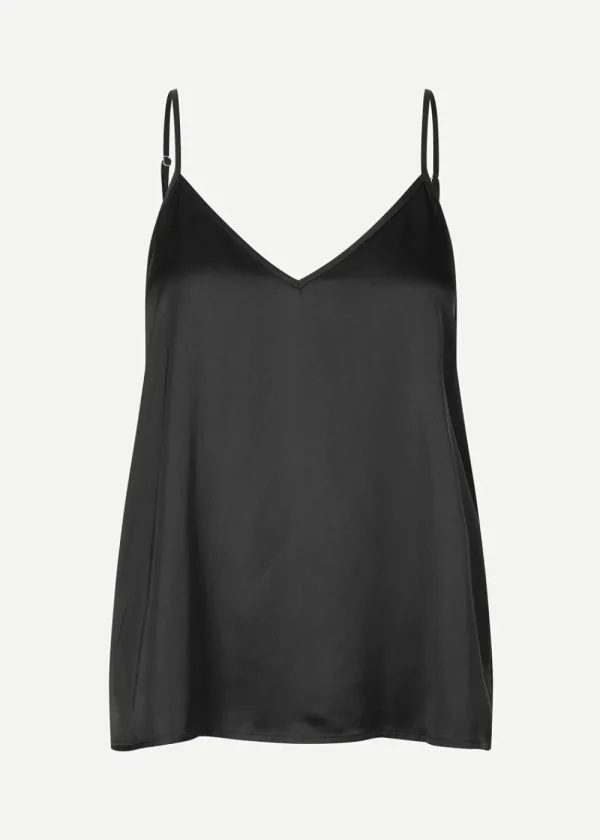 Samsøe Samsøe Sharon Strap Top - Black | Tops