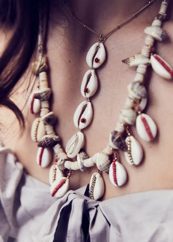 Cardomon Shell Cluster Necklace | Necklaces