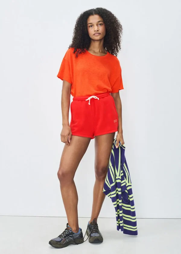 American Vintage Short Sleeve Sonoma Round Neck T-Shirt - Gazpacho | Tops
