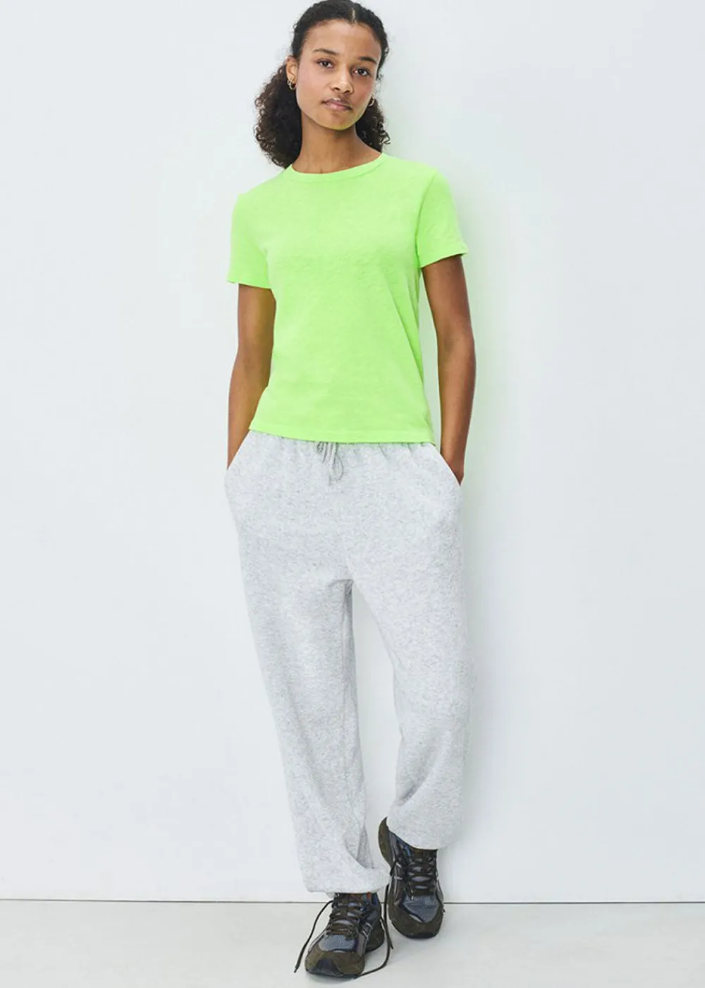 short_sleeve_sonoma_round_3.webp American Vintage Short Sleeve Sonoma Round Neck T-Shirt - Fluo Apple | Tops