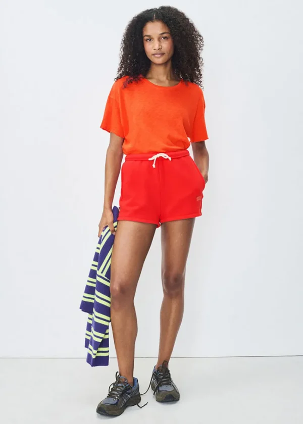 American Vintage Short Sleeve Sonoma Round Neck T-Shirt - Gazpacho | Tops