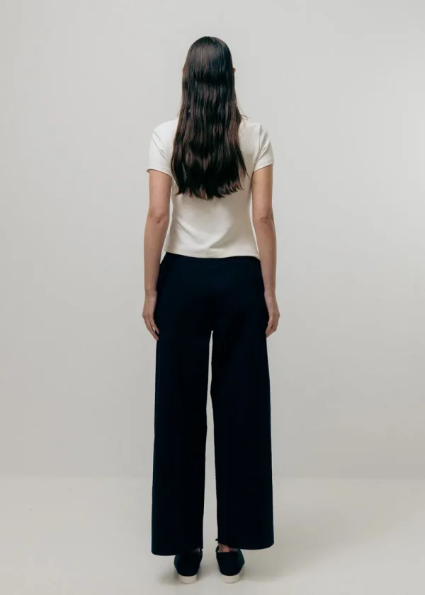 Emin and Paul Single Dart Trousers - Black | Trousers