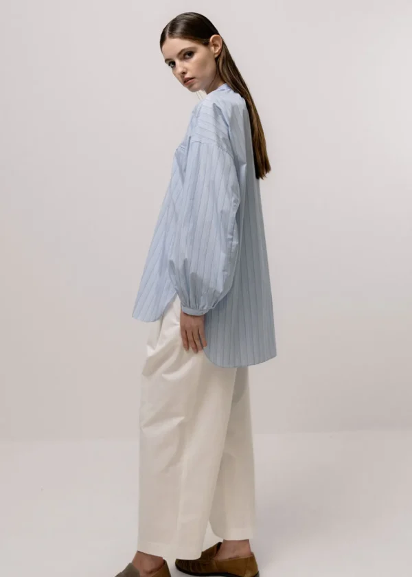 Emin and Paul Single Dart Trousers - White | Trousers